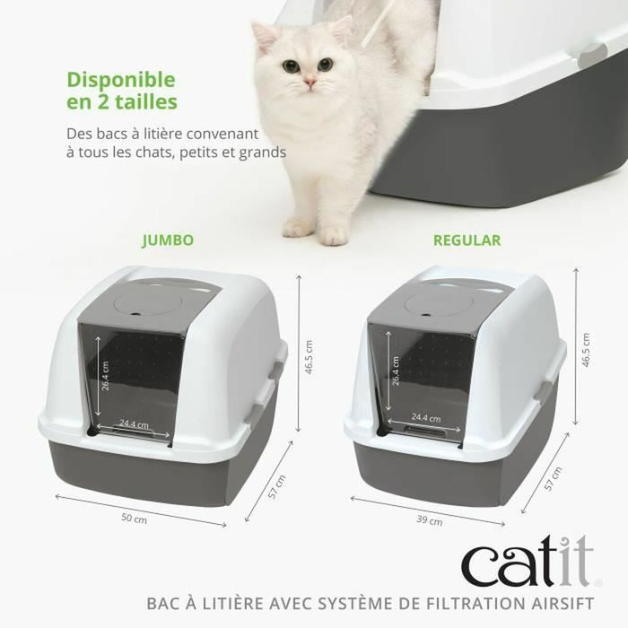 Пясъчник за Котки Catit Сив Подвижен капак