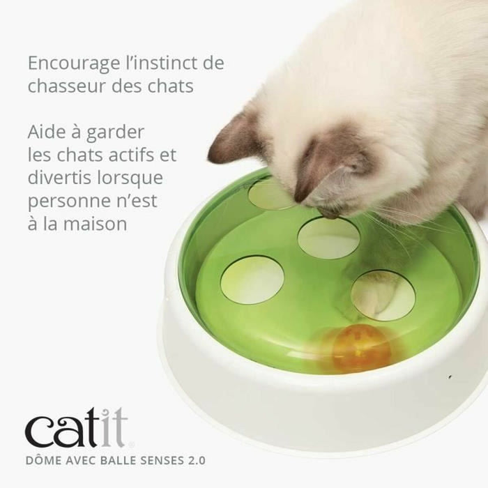 котешка играчка Catit Senses 2.0 Ball Dome Зелен 24 x 24 x 8 cm