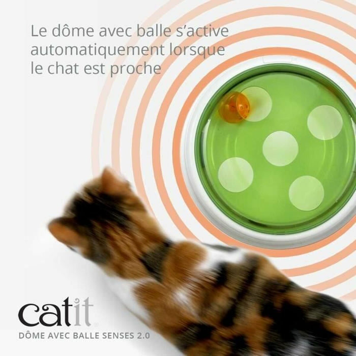 котешка играчка Catit Senses 2.0 Ball Dome Зелен 24 x 24 x 8 cm