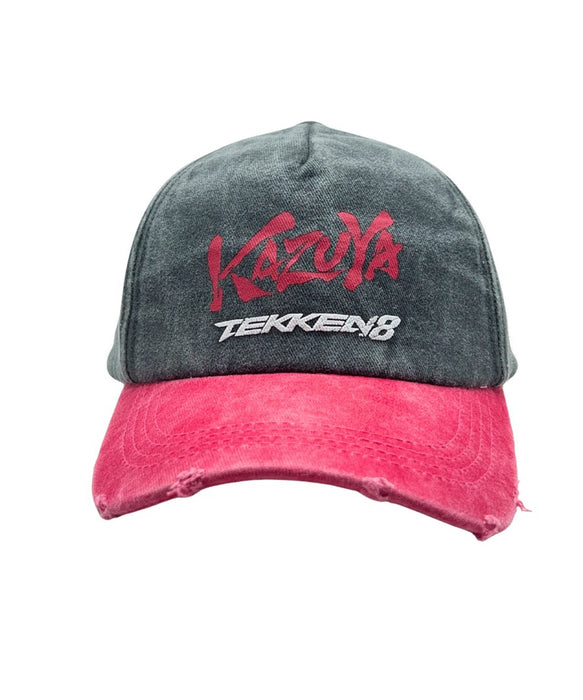 Шапка Good Loot Tekken 8 ретро бейзболна шапка - Kazuya черно, червено