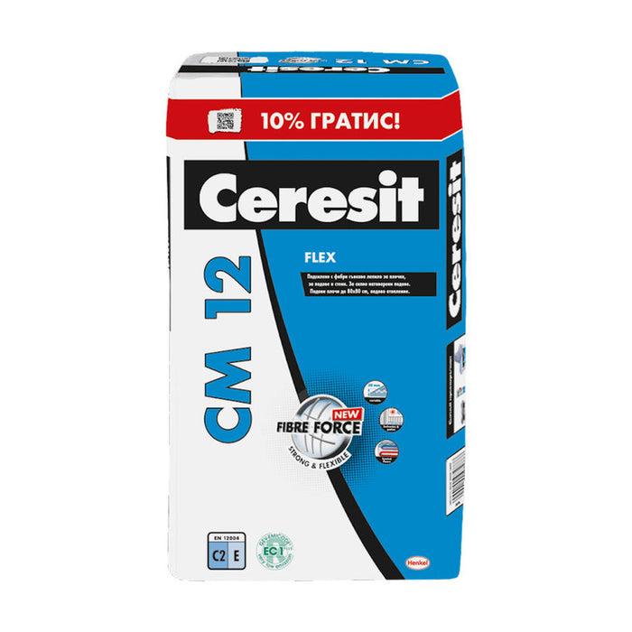ЛЕПИЛО ЗА ПЛОЧКИ CERESIT CM 12 СИВ