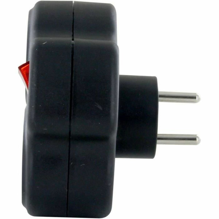 Табло с 3 гнезда с бутон за включване Chacon Dominó 3x16A