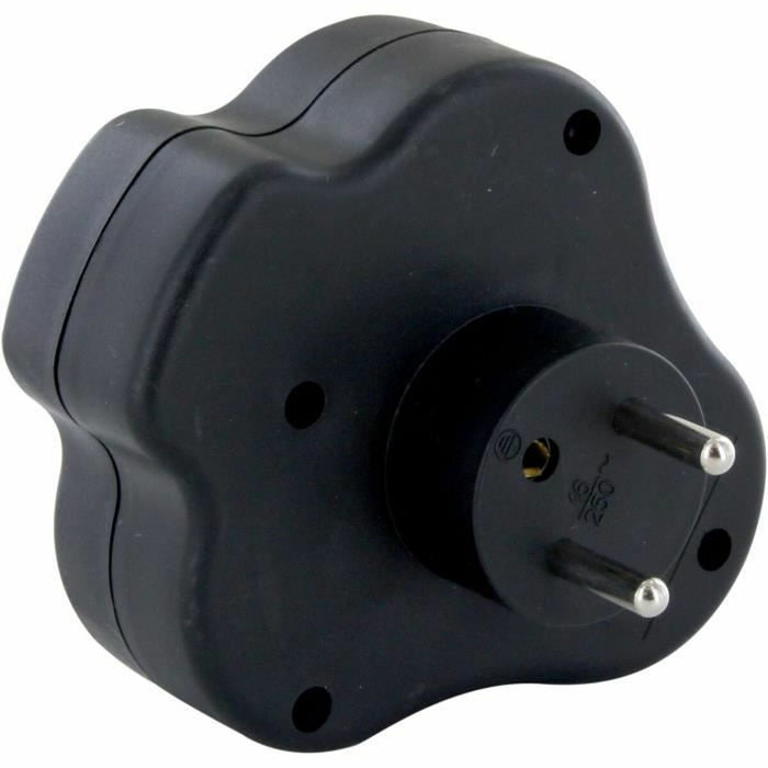 Табло с 3 гнезда с бутон за включване Chacon Dominó 3x16A