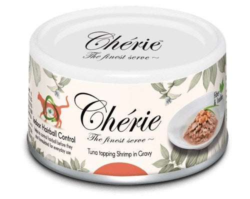 CHERIE Микс от риба тон и скариди - мокра храна за котки - 80гр