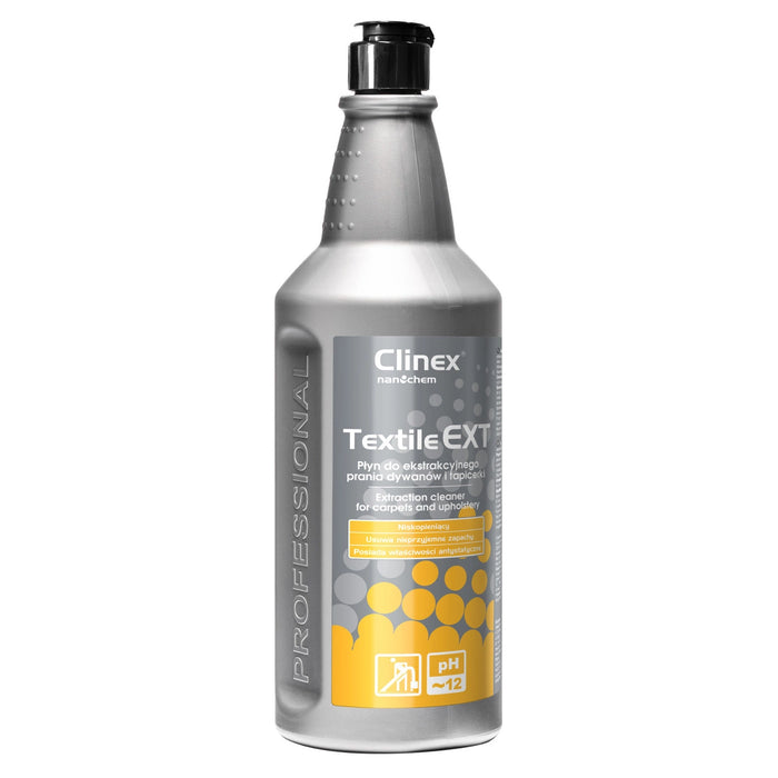 Течност за машинно и ръчно пране на килими и тапицерии CLINEX Textile EXT 1L