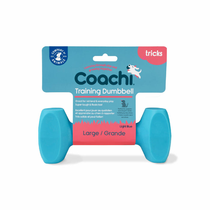 Дъмбел Coachi TRAINING DUMBBELL Син L Пластмаса