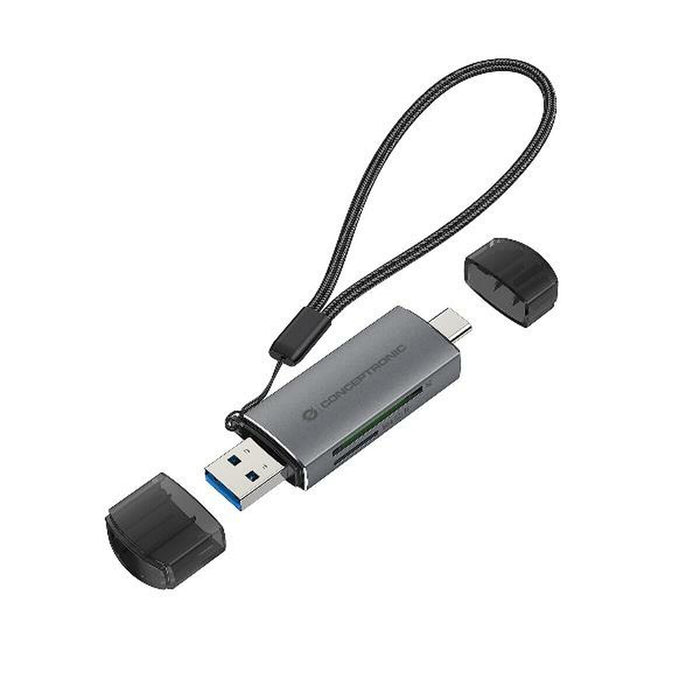 Външен четец за карти Conceptronic 110530607101 Сив (1 броя)