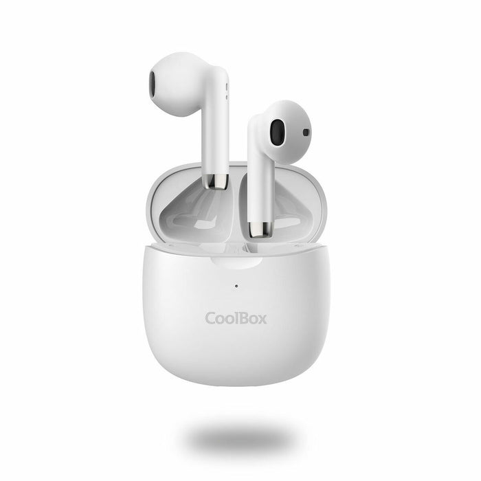 Малки Блутут Слушалки CoolBox COO-AUB-TWS01 Бял