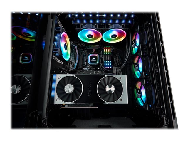 Кутия за компютър CORSAIR Crystal Series 680X RGB Low Noise ATX TG Черен