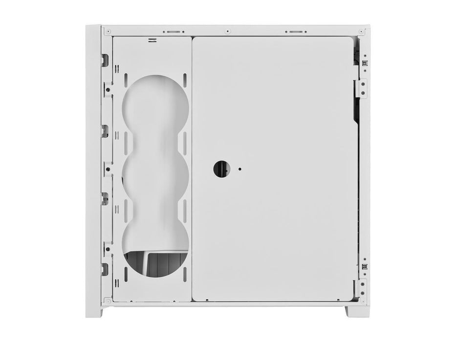 Кутия Corsair iCUE 5000X RGB QL Edition Mid Tower, Tempered Glass, Бяла