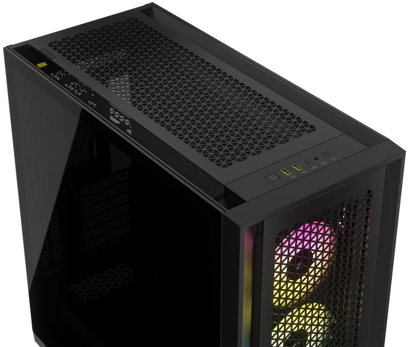 Corsair iCUE 5000D RGB Airflow Midi Tower Черен