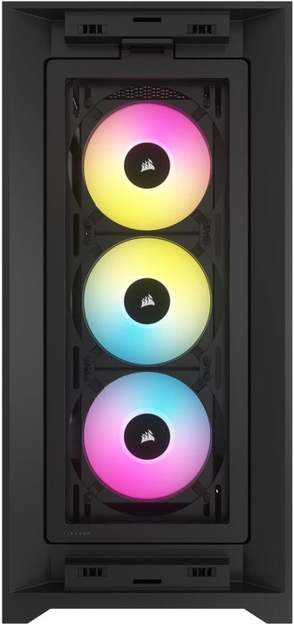 Corsair iCUE 5000D RGB Airflow Midi Tower Черен