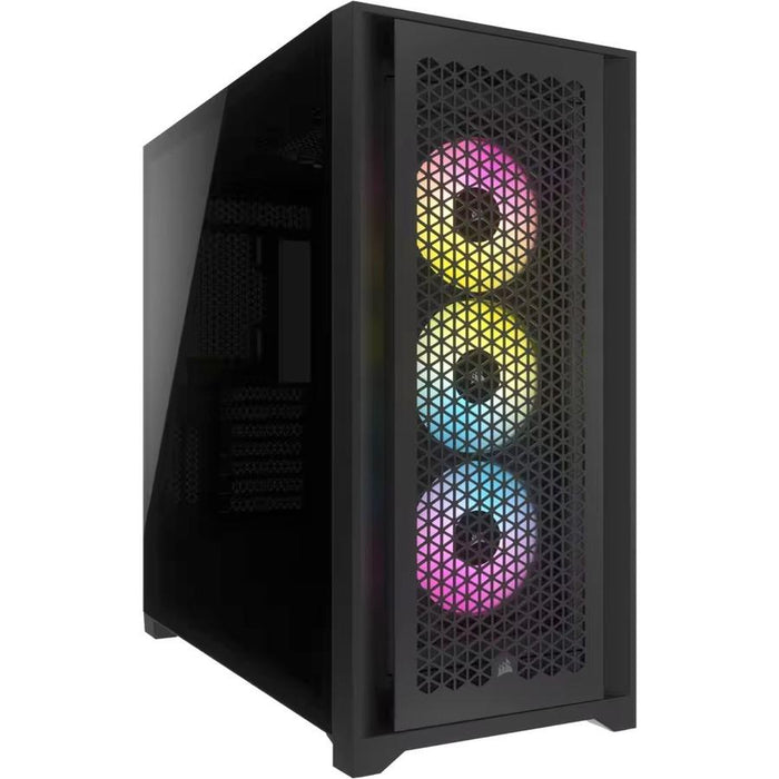 Corsair iCUE 5000D RGB Airflow Midi Tower Черен