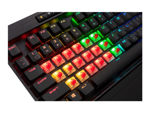 Механична игрална клавиатура CORSAIR K70 RGB MK.2 LOW PROFILE RAPIDFIRE US