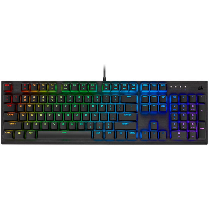 CORSAIR K60 RGB PRO Механична клавиатура за игри с подсветка RGB LED CHERRY VIOLA Черен
