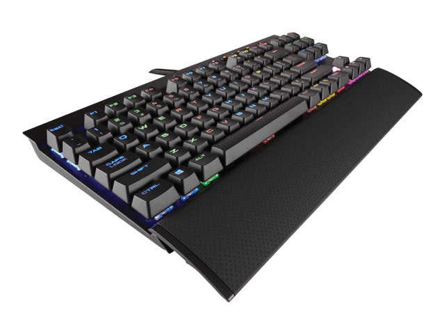 CORSAIR Gaming K65 RGB RAPIDFIRE Компактна механична клавиатура с подсветка RGB LED Cherry MX RGB Speed US