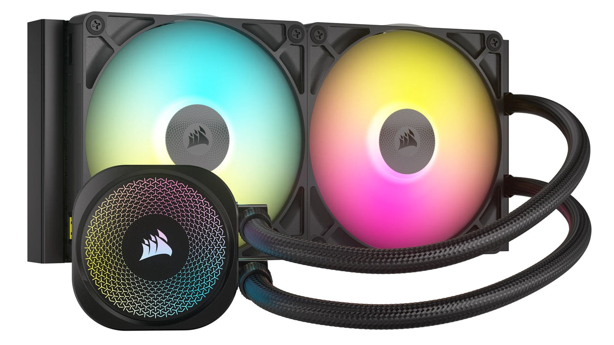 Corsair iCUE LINK TITAN RX RGB процесор All-in-one течен охладител 14 см черен 1 бр.