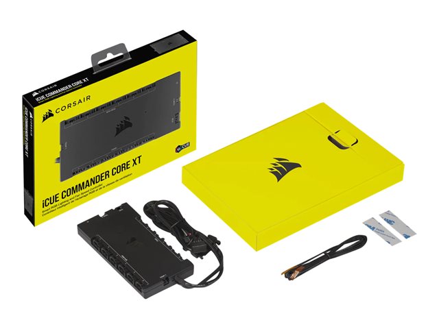 CORSAIR iCUE Commander CORE XT цифров контролер за скорост на вентилатора и RGB осветление