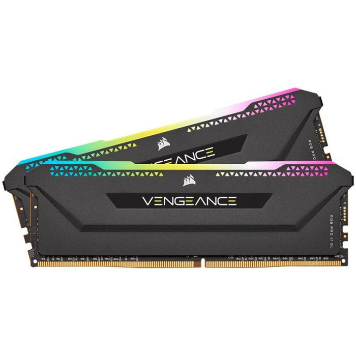 CORSAIR DDR4 16GB 2x8GB 3600Mhz DIMM CL18 VENGEANCE RGB PRO SL 1.35V за AMD Ryzen XMP 2.0