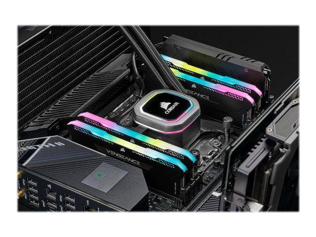 CORSAIR DDR4 32GB 4x8GB 3600MHz DIMM CL18 VENGEANCE RGB PRO SL Черен 1.35V XMP 2.0