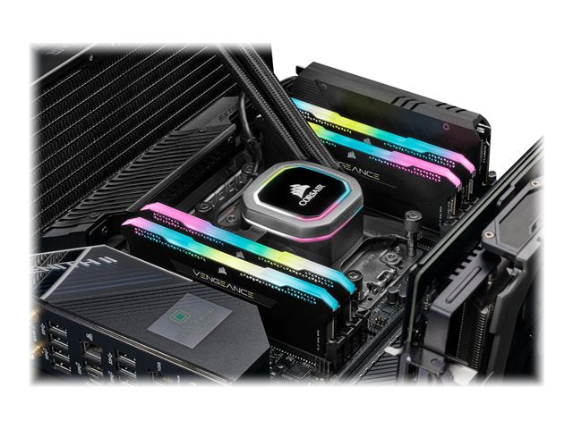 CORSAIR DDR4 32GB 4x8GB 3200MHz DIMM CL16 VENGEANCE RGB Pro SL Черен 1.35V XMP 2.0