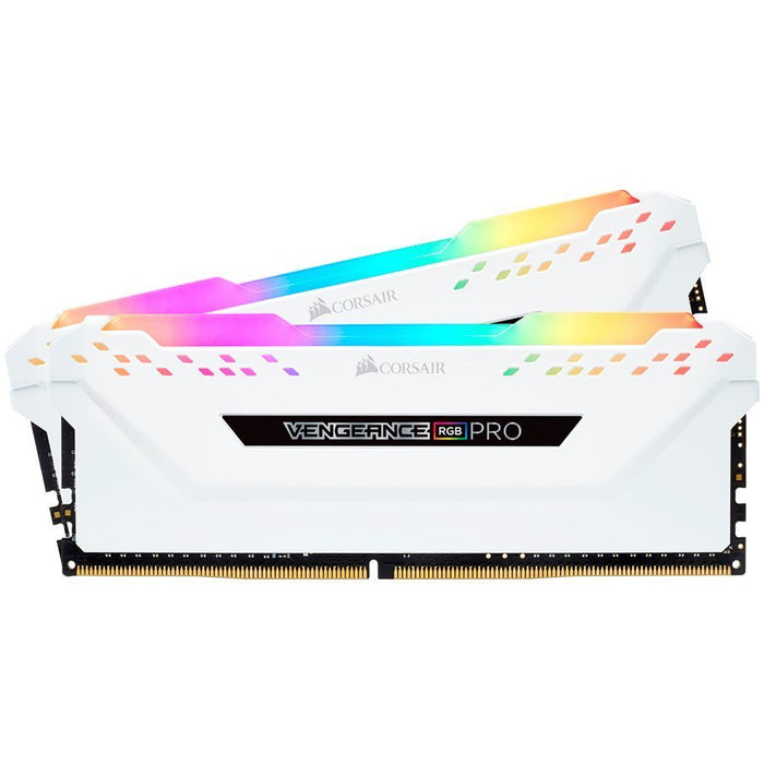 CORSAIR VENGEANCE RGB 32GB 2x16GB DDR5 5600MHz DIMM Unbuffered 36-36-36-76 XMP 3.0 Бял Heatspreader RGB LED 1.25V