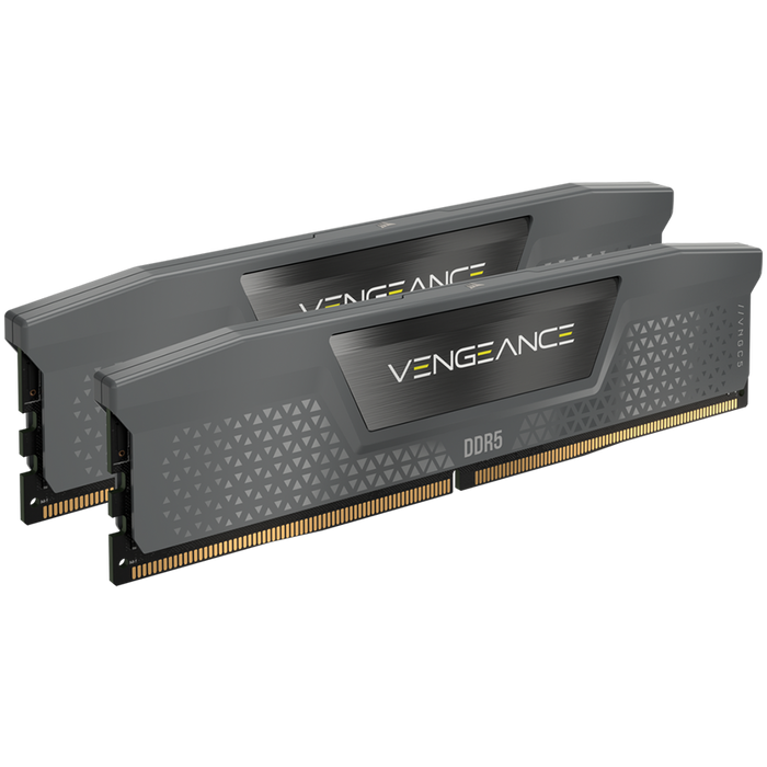 CORSAIR VENGEANCE 32GB 2x16GB DDR5 5600MT/s DIMM Unbuffered 36-36-36-76 Std PMIC AMD EXPO Cool Grey Heatspreader Black PCB 1.25V