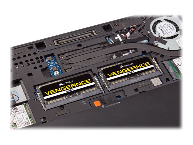 CORSAIR 16GB RAMKit 2x8GB DDR4 2400MHz 2x260 SODIMM unbuffered 16-16-16-39 Черен PCB 1.2V
