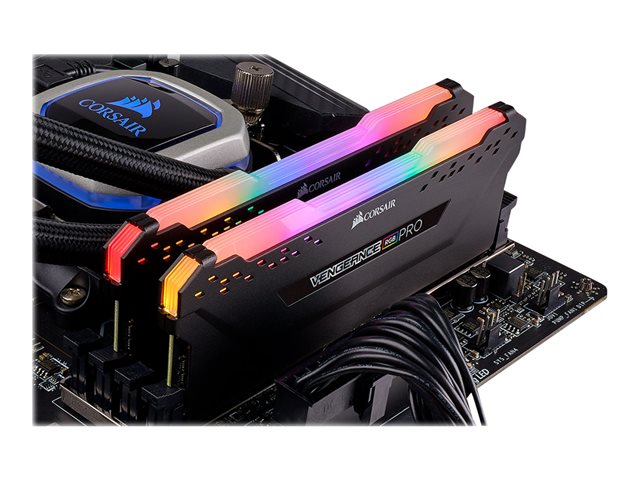 CORSAIR Vengeance RGB PRO DDR4 128GB 4x32GB 3600MHz DIMM CL18 1.35V XMP 2.0 за AMD