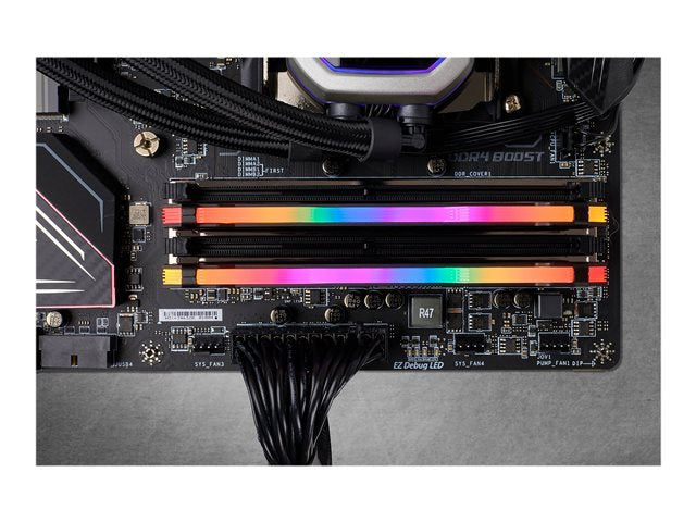 CORSAIR Vengeance DDR4 3200MHz 32GB 2x16GB DIMM Unbuffered 16-20-20-38 XMP 2.0 Pro черен TUF Gaming RGB LED Черен PCB 1.35V