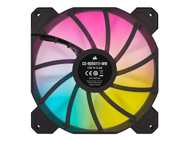 CORSAIR SP140 RGB ELITE 140 mm RGB LED вентилатор с AirGuide Единична опаковка