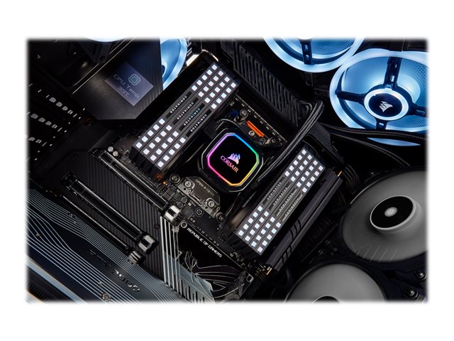 CORSAIR iCUE H150i RGB PRO XT Течен процесорен охладител 360 мм радиатор Тройни 120 мм PWM вентилатори