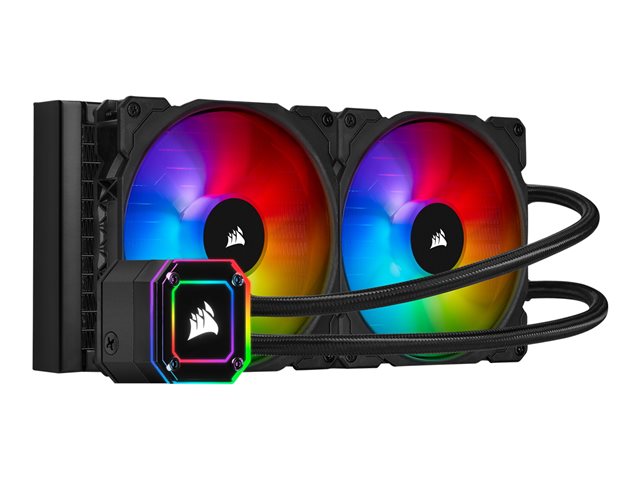 CORSAIR iCUE H115i ELITE CAPELLIX 280 мм радиатор Двоен 140 мм ML RGB вентилатори Софтуерно управление Течен охладител за процесор