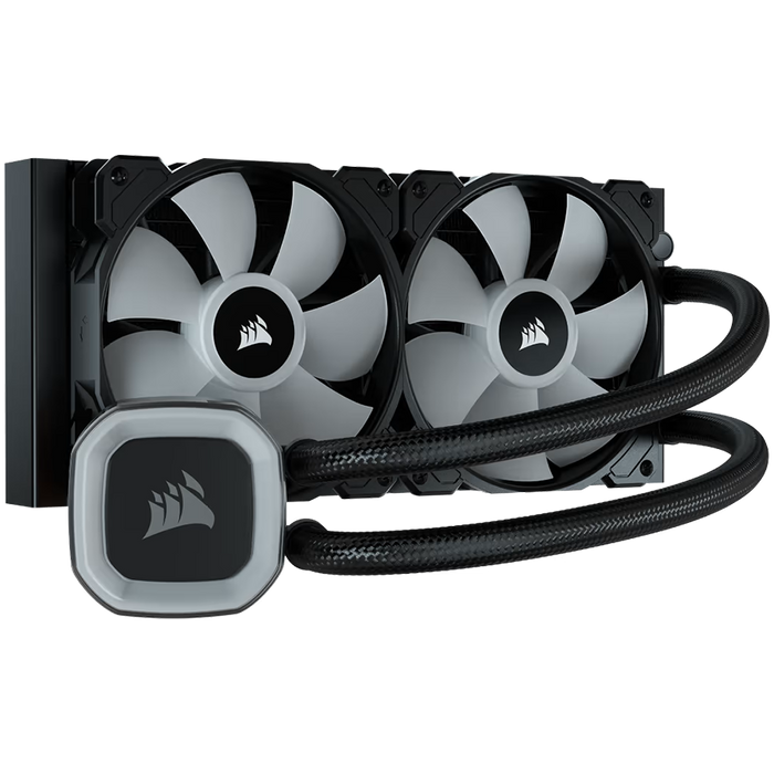 CORSAIR H100 RGB 240 мм радиатор, течен процесорен охладител