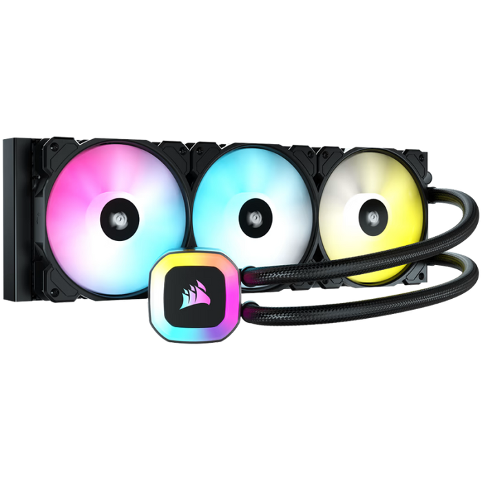 CORSAIR H150 RGB 360 мм радиатор Течен охладител за процесор