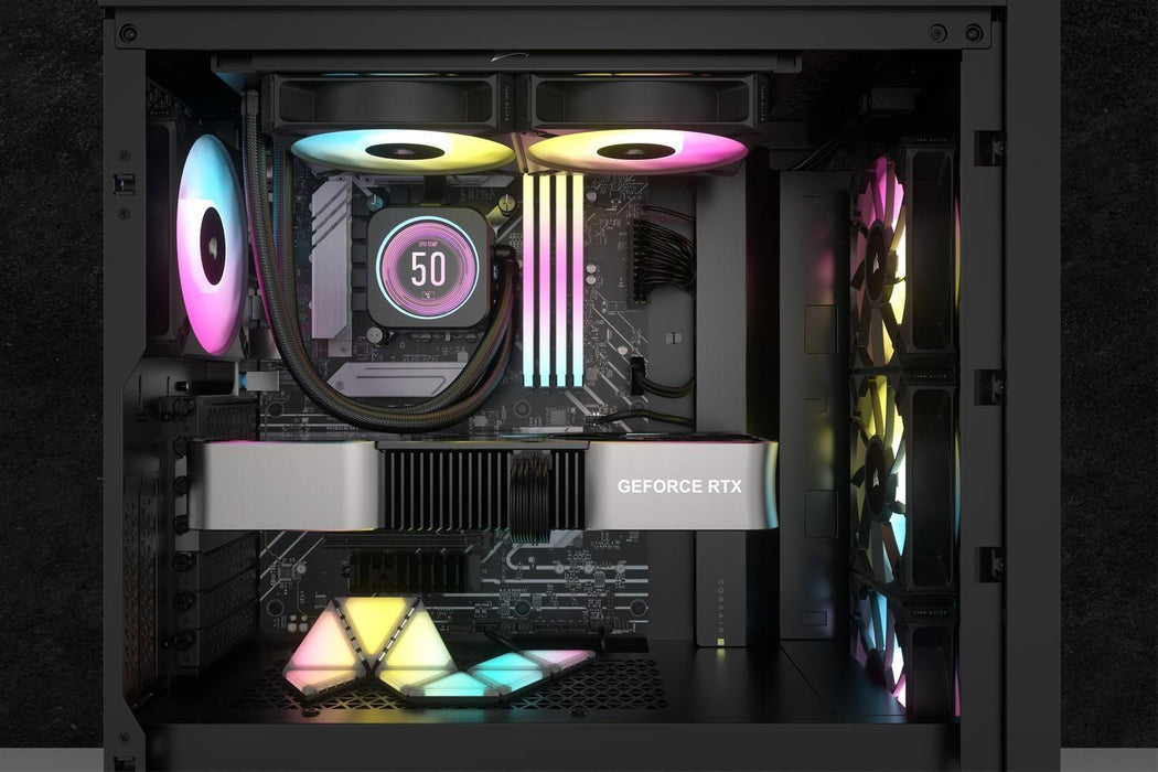 Течен охладител за процесор CORSAIR iCUE H100i ELITE LCD XT