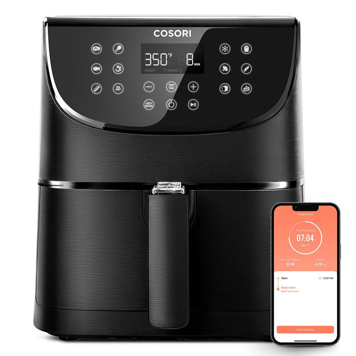 Cosori Smart Chef Edition Single 5.5 L Самостоятелен 1700 W Фритюрник с горещ въздух Черен