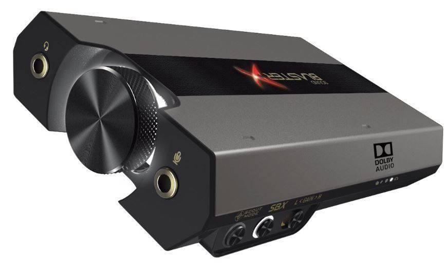 Звукова карта Creative Sound BlasterX G6, 7.1, Външна, USB, Xamp Headphone PS4, Xbox One, Nintendo Switch, and PC