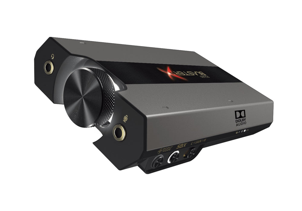 Звукова карта Creative Sound BlasterX G6, 7.1, Външна, USB, Xamp Headphone PS4, Xbox One, Nintendo Switch, and PC