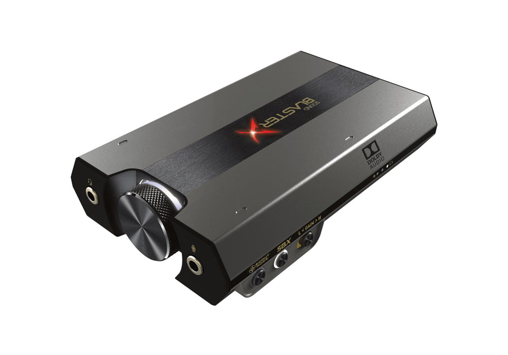 Звукова карта Creative Sound BlasterX G6, 7.1, Външна, USB, Xamp Headphone PS4, Xbox One, Nintendo Switch, and PC