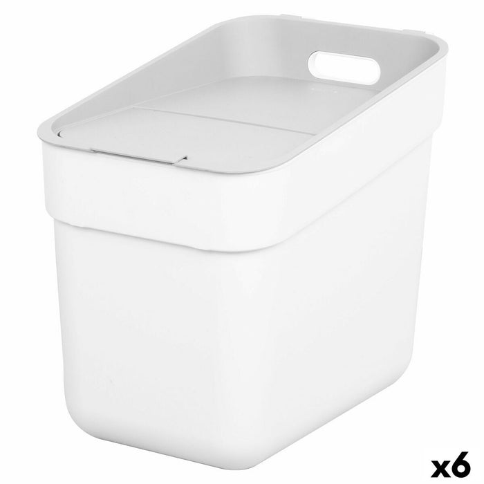 Кошче за боклук Curver Бял Пластмаса 20 L (6 броя)