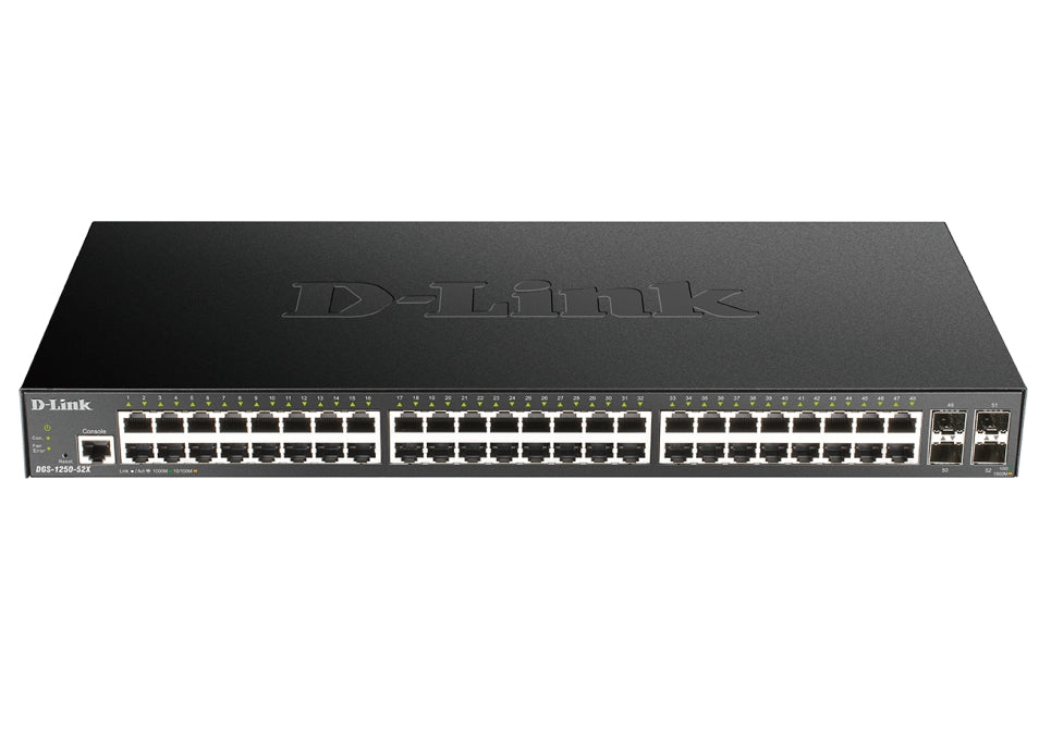 D-Link 48-портов Gigabit Smart Managed Switch с 4x 10G SFP+ порта