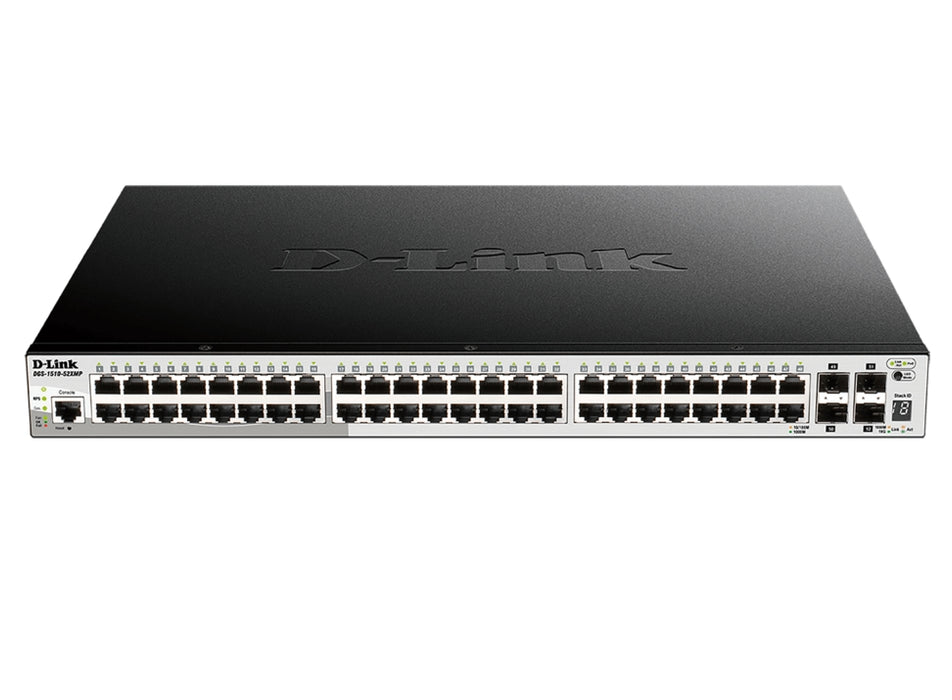 D-Link 52-Port Gigabit Stackable POE Smart Managed Switch включително 4 10G SFP+