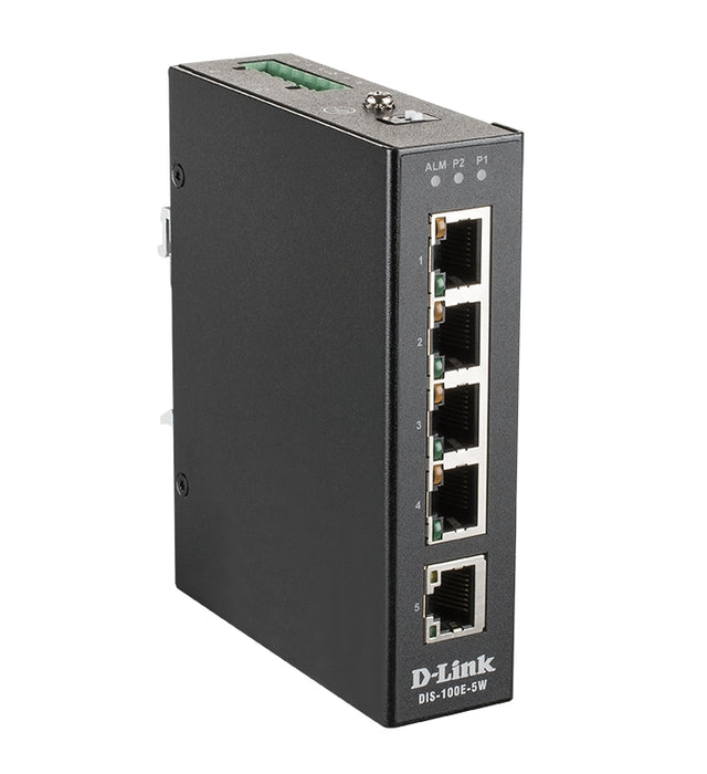 D-Link 5-портов неуправляем суич с 5 x 10/100 BaseT(X) порта