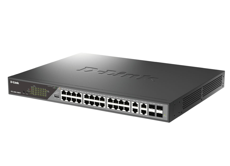 D-Link 28-портови Gigabit Ethernet PoE++ комутатори за наблюдение