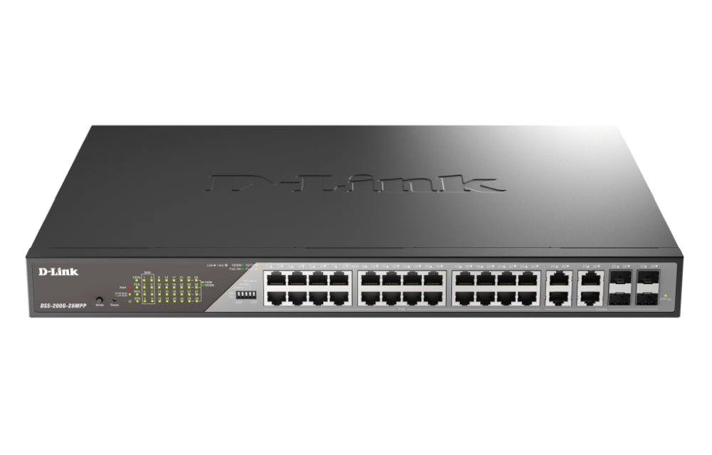 D-Link 28-портови Gigabit Ethernet PoE++ комутатори за наблюдение