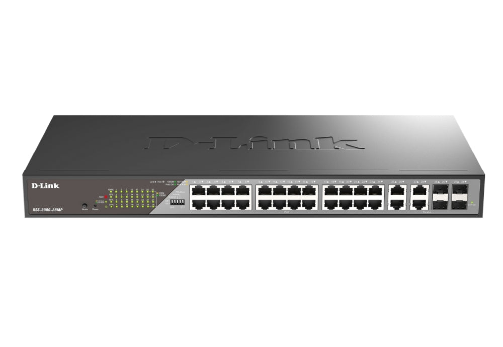 D-Link 28-портови Gigabit Ethernet PoE+ комутатори за наблюдение