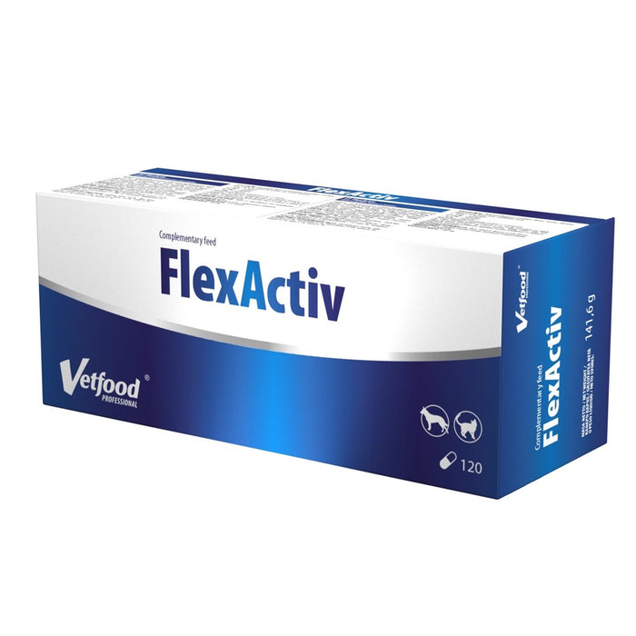 VetFood FlexActiv на щат за куче и котка 120 капсули