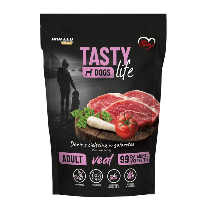 BIOFEED Tasty Dogs Life Телешко - мокра храна за кучета - 500 г