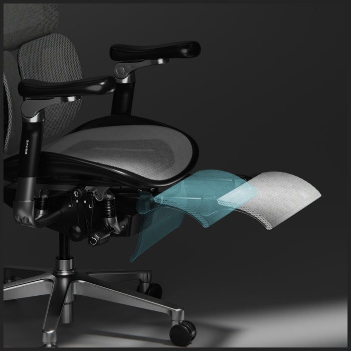 Ергономичен стол Diablo Chairs M0-Kinetic, черен